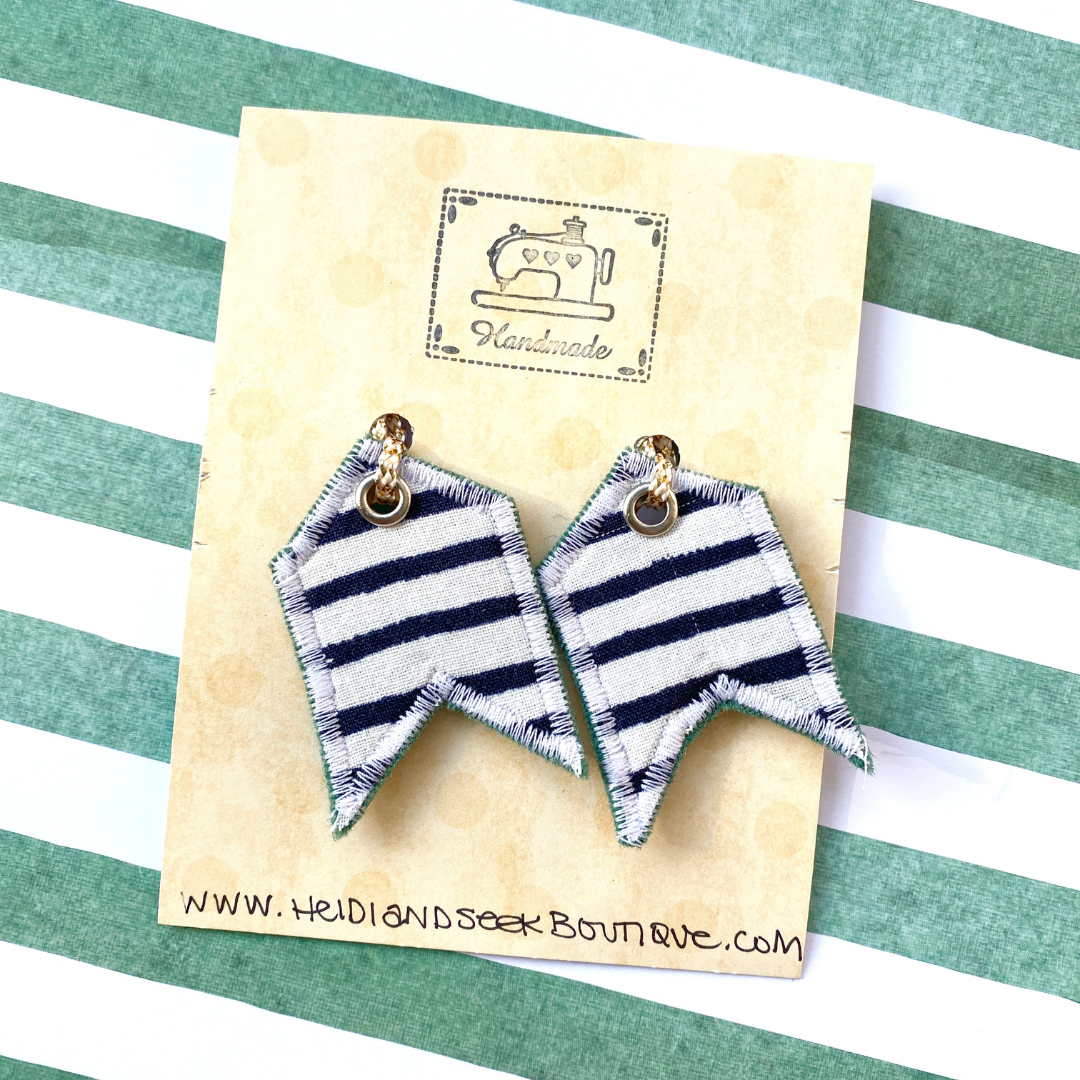 Nautical Stripe Earrings