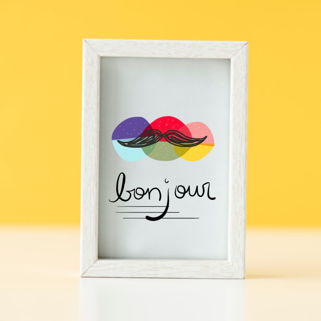 Art Print - Bonjour