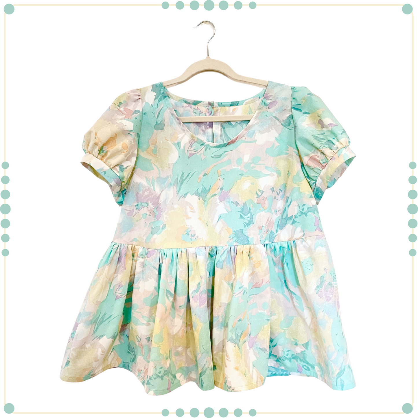 Custom Short Sleeve Blouse