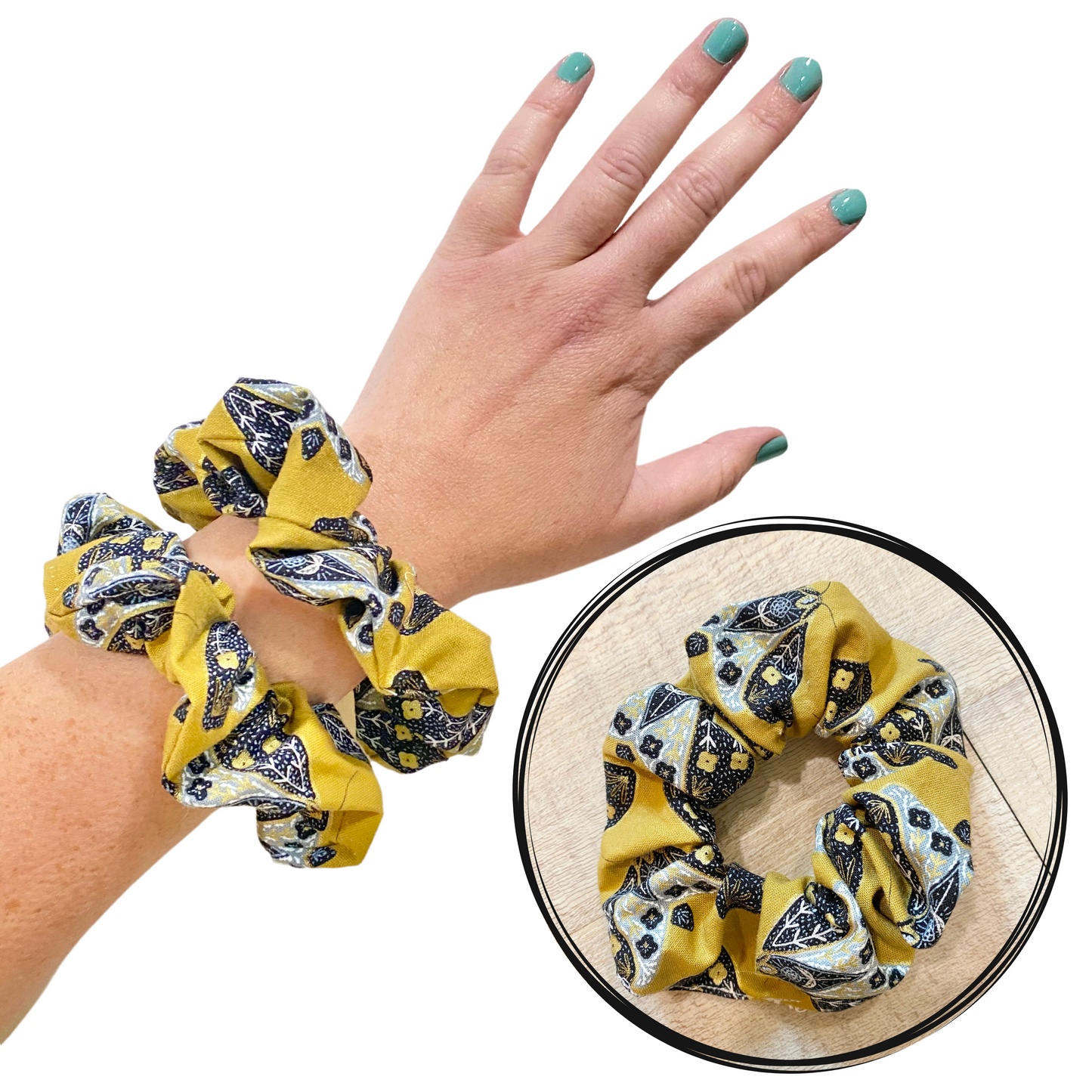 Hair Scrunchie - Moths