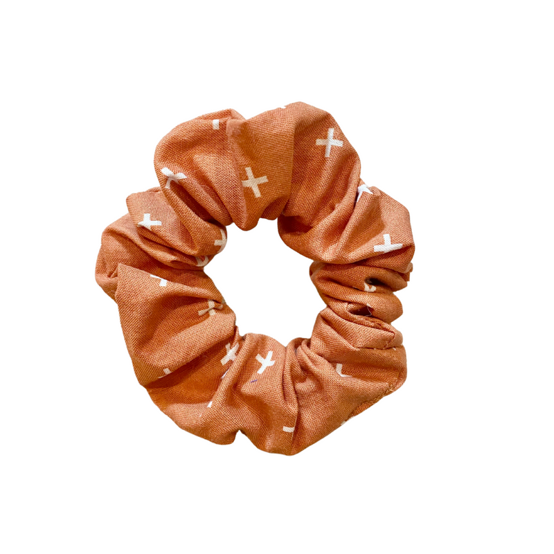 Hair Scrunchie - Rust Plus