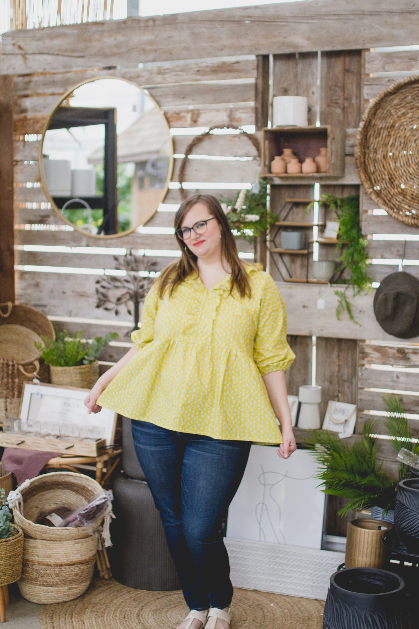 XS - Spring Blouse - Sunny Chartreuse