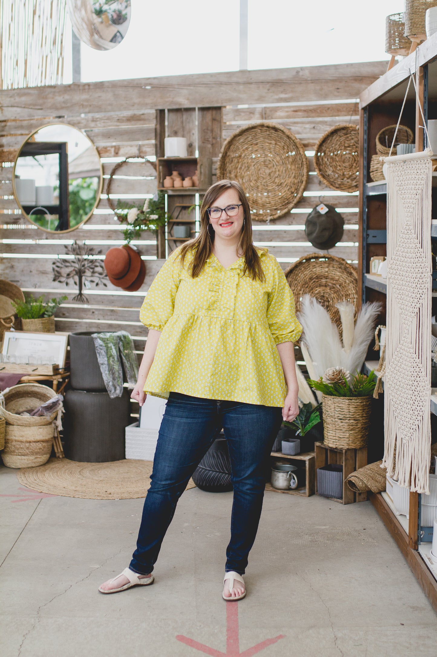 XS - Spring Blouse - Sunny Chartreuse