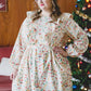 Custom Holiday Ruffle Dress in Confetti
