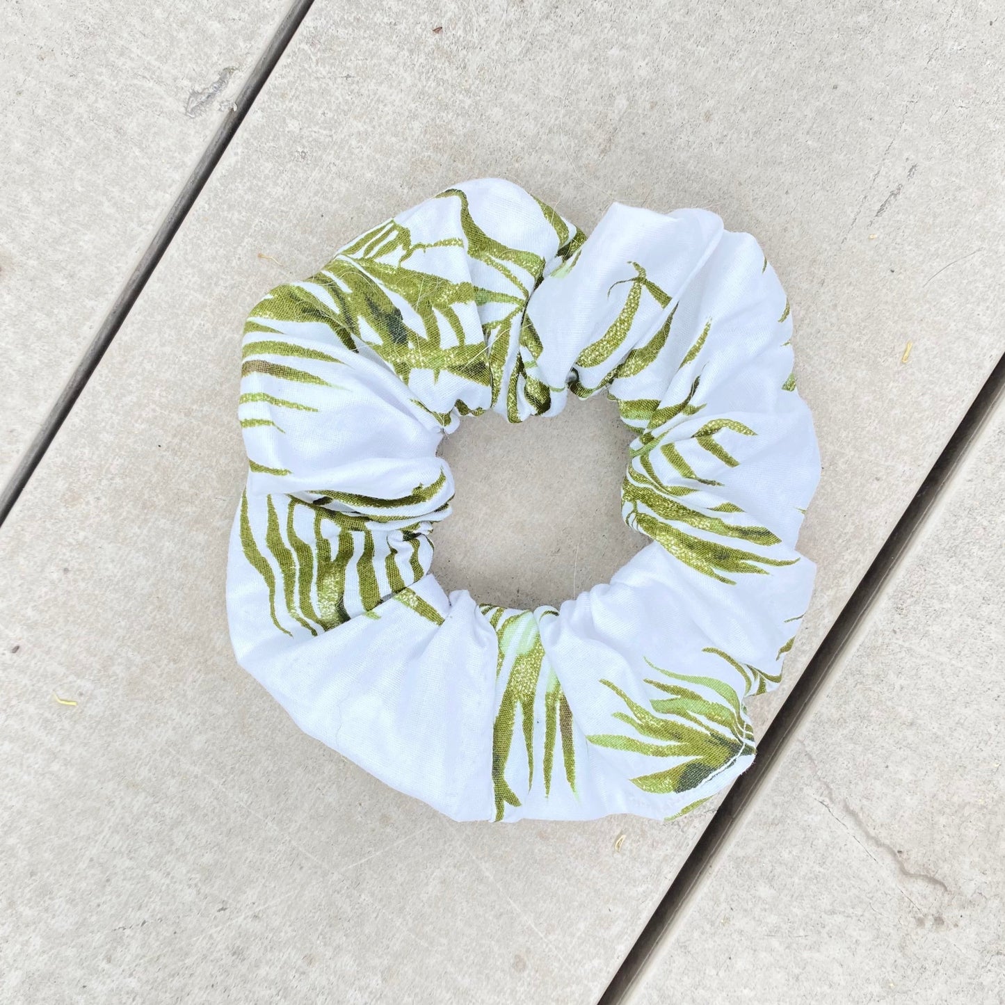 Palm Leaf Scrunchie