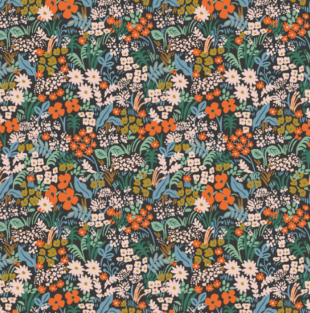 Paper Bag Waist Shorts - Floral Bouquet