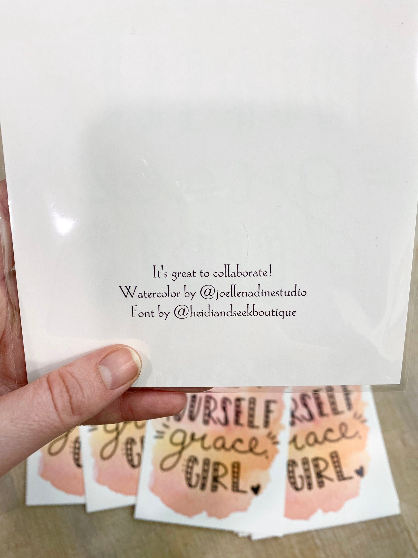 Art Print - Give Yourself Grace Girl!