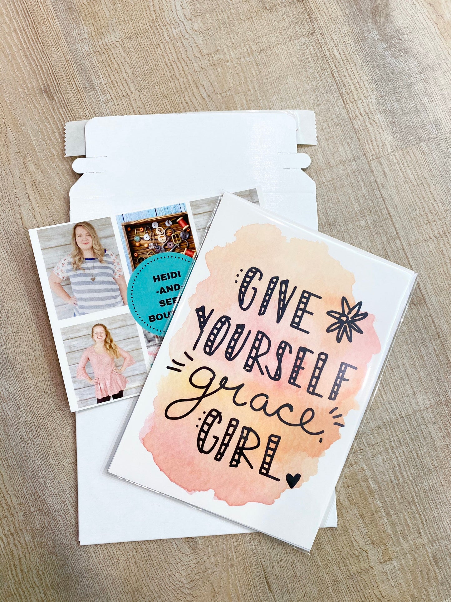 Art Print - Give Yourself Grace Girl!
