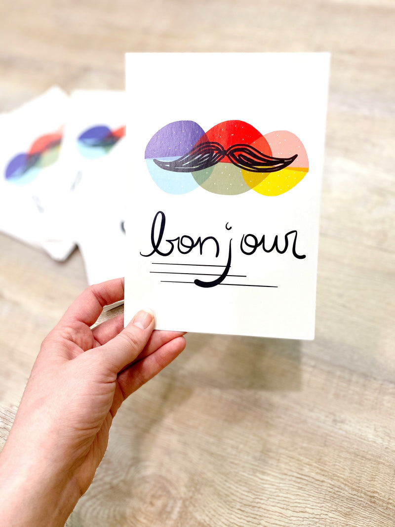Art Print - Bonjour