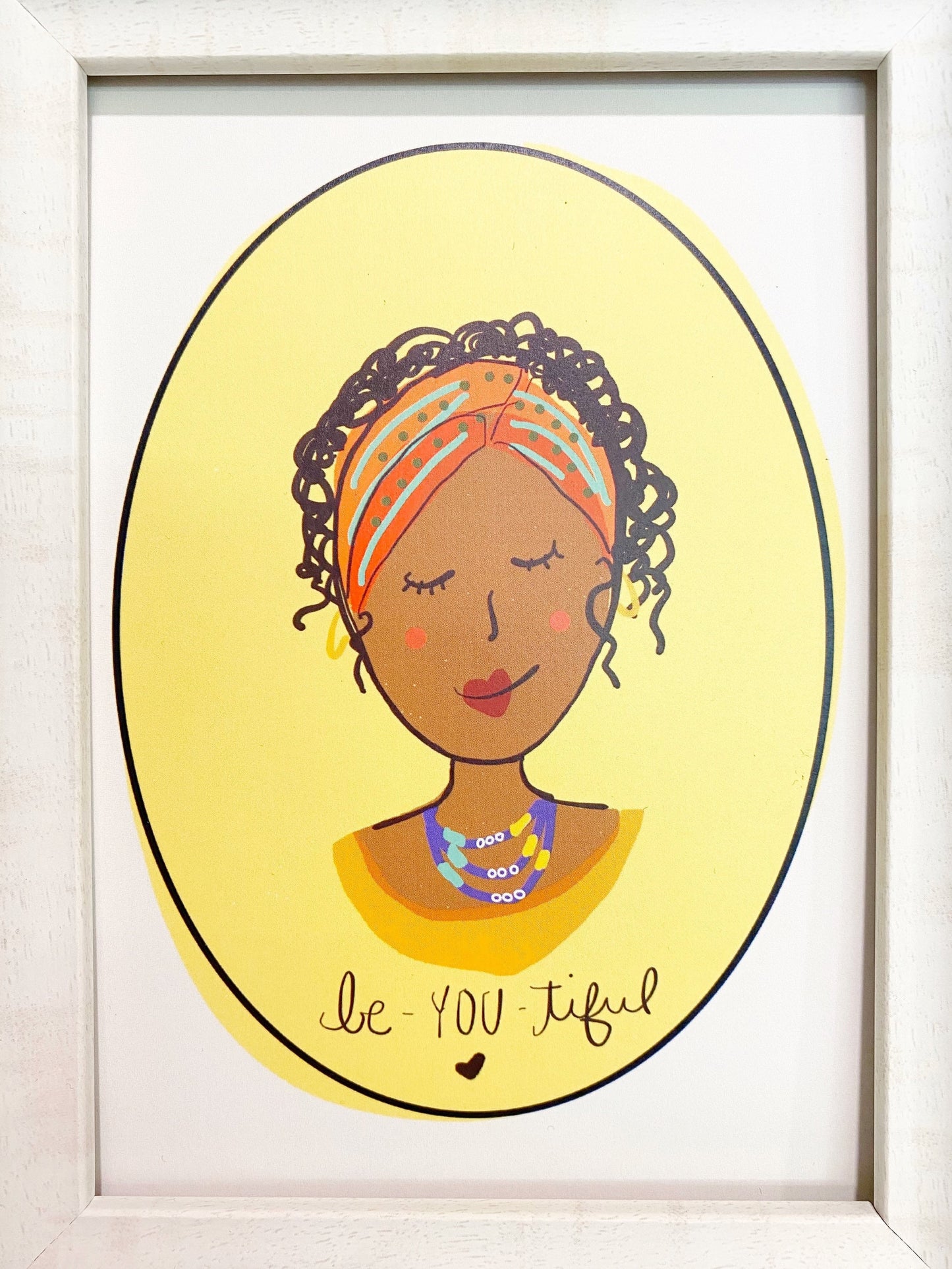 Art Print - You Are BeYOUtiful - Yellow