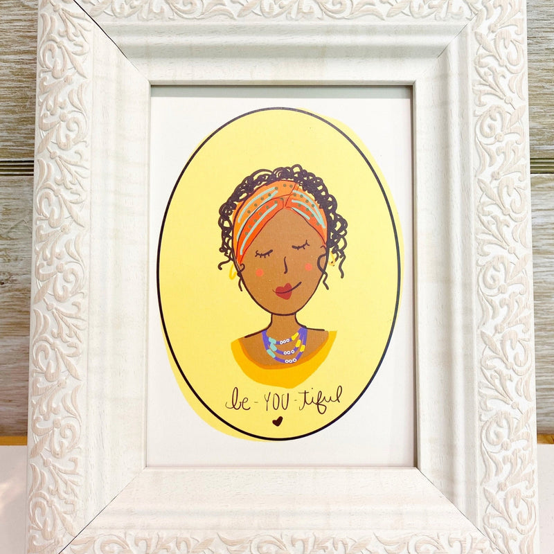 Art Print - You Are BeYOUtiful - Yellow