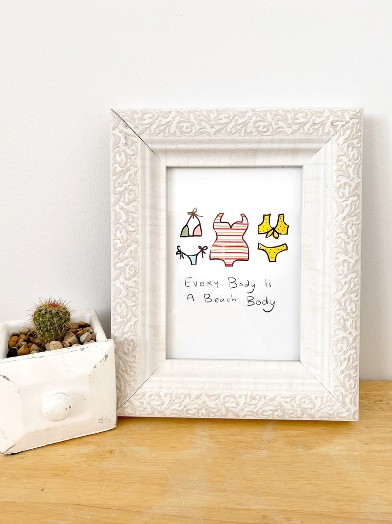 Every Body is a Beach Body Print