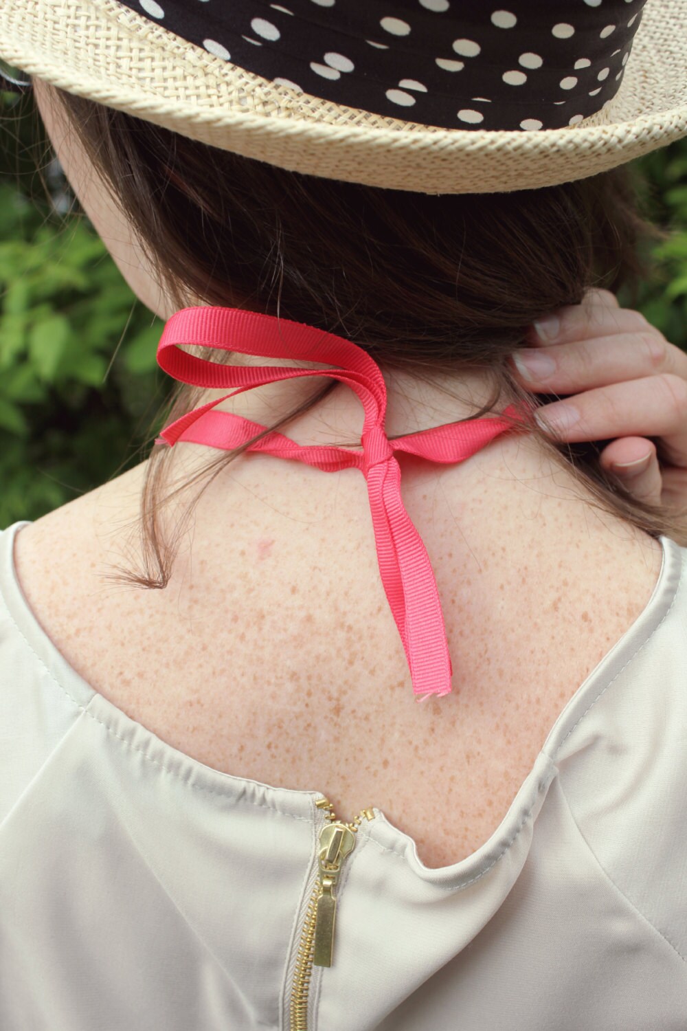 Floral Statement Necklace in Pink Pop