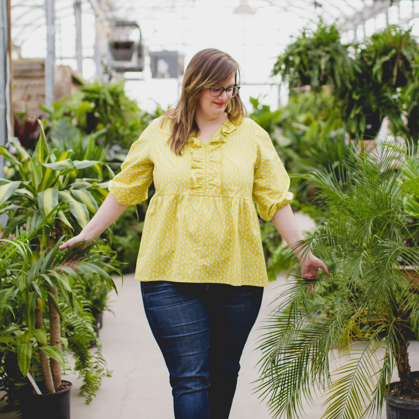 XS - Spring Blouse - Sunny Chartreuse