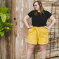 PRE-ORDER Paper Bag Waist Shorts - Choose Your Fabric