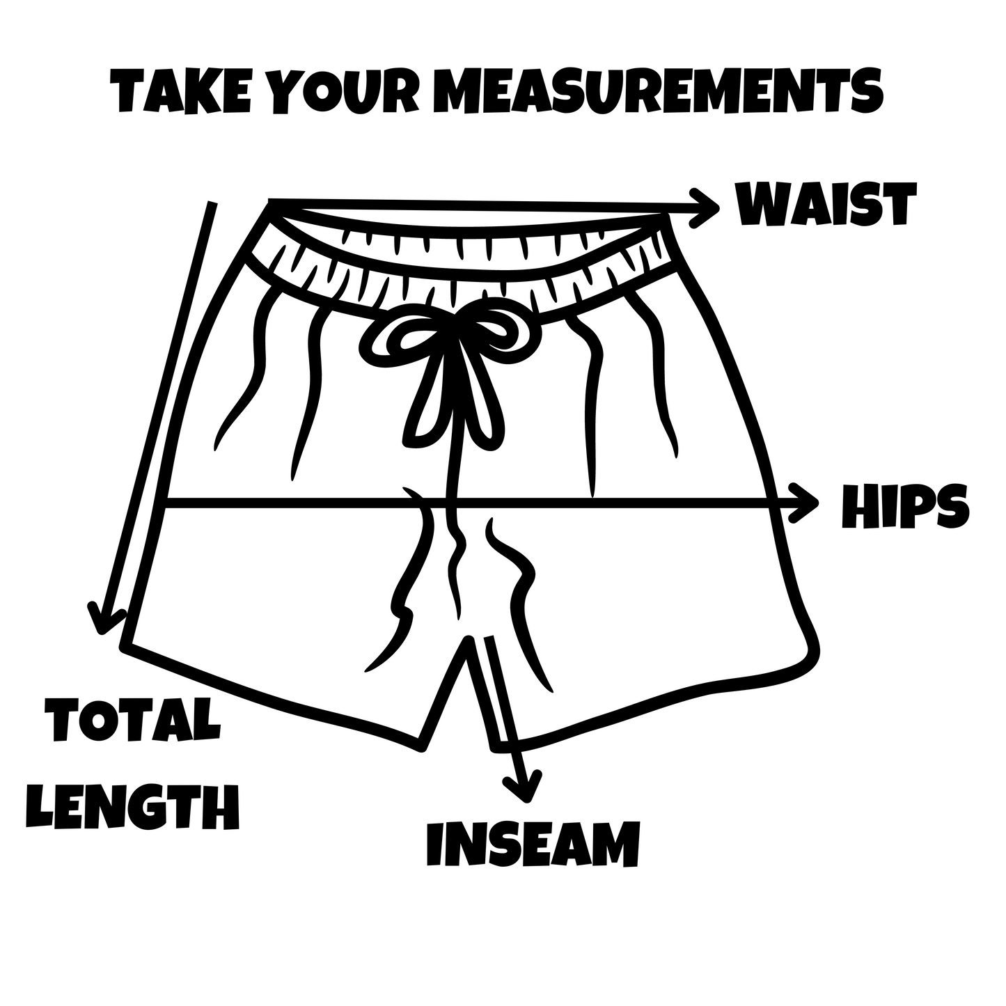PRE-ORDER Paper Bag Waist Shorts - Choose Your Fabric