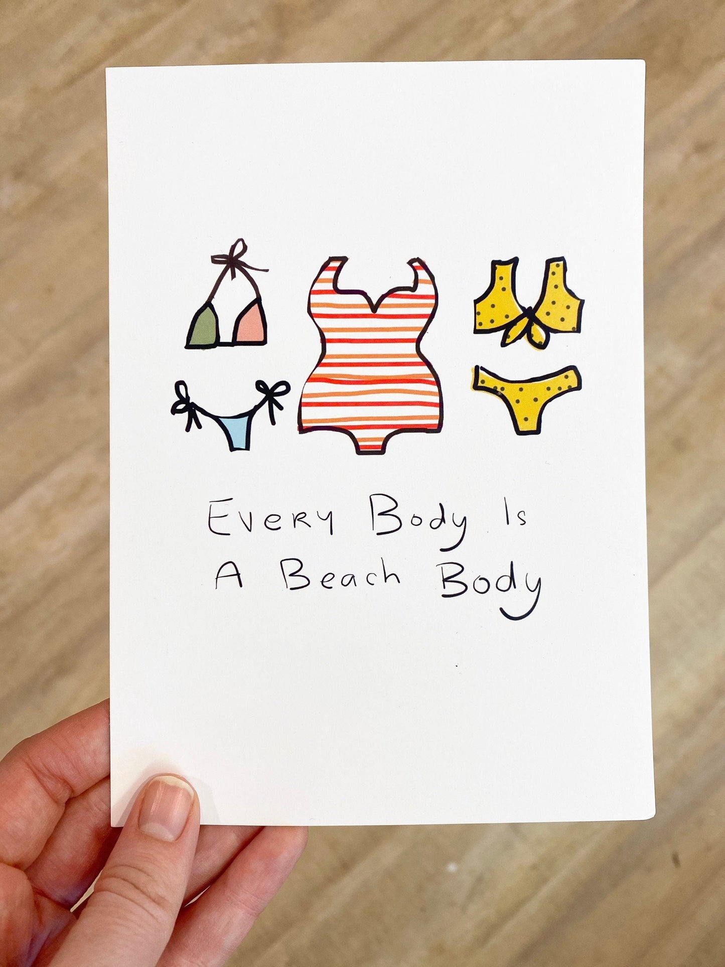 Every Body is a Beach Body Print